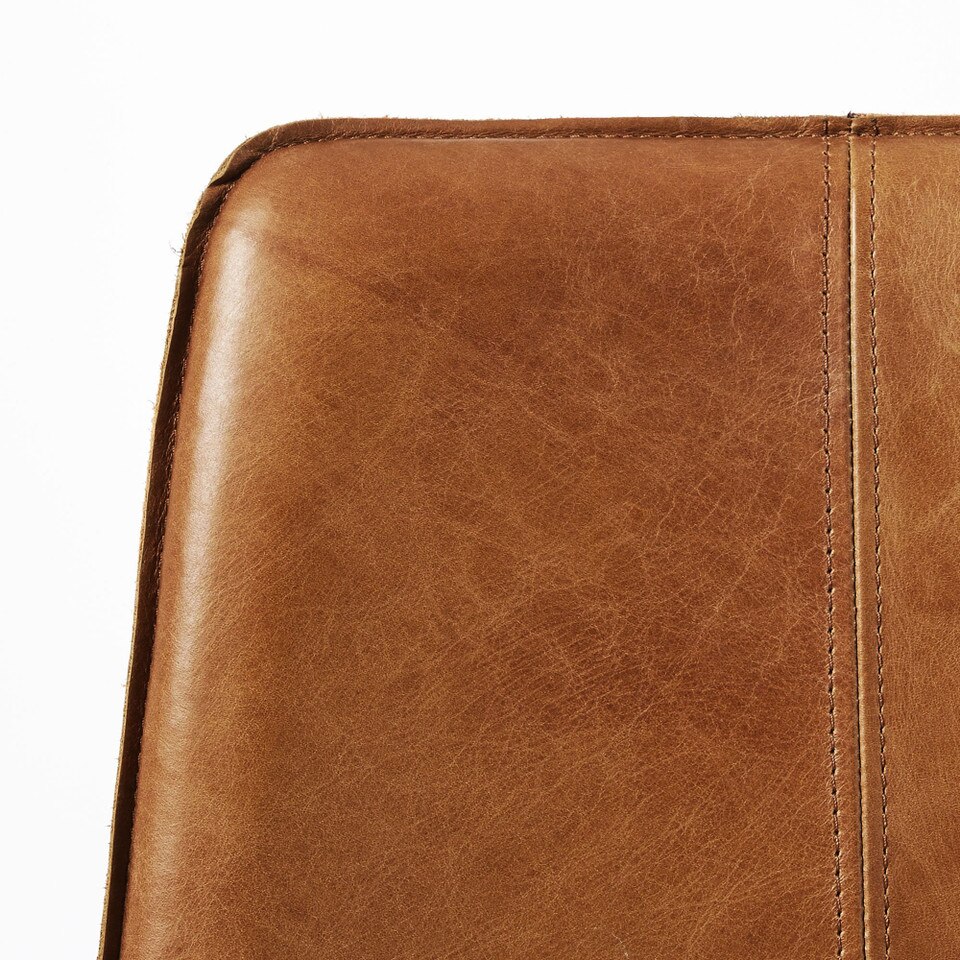 Slope Leather Dining Chair (Set of 2)